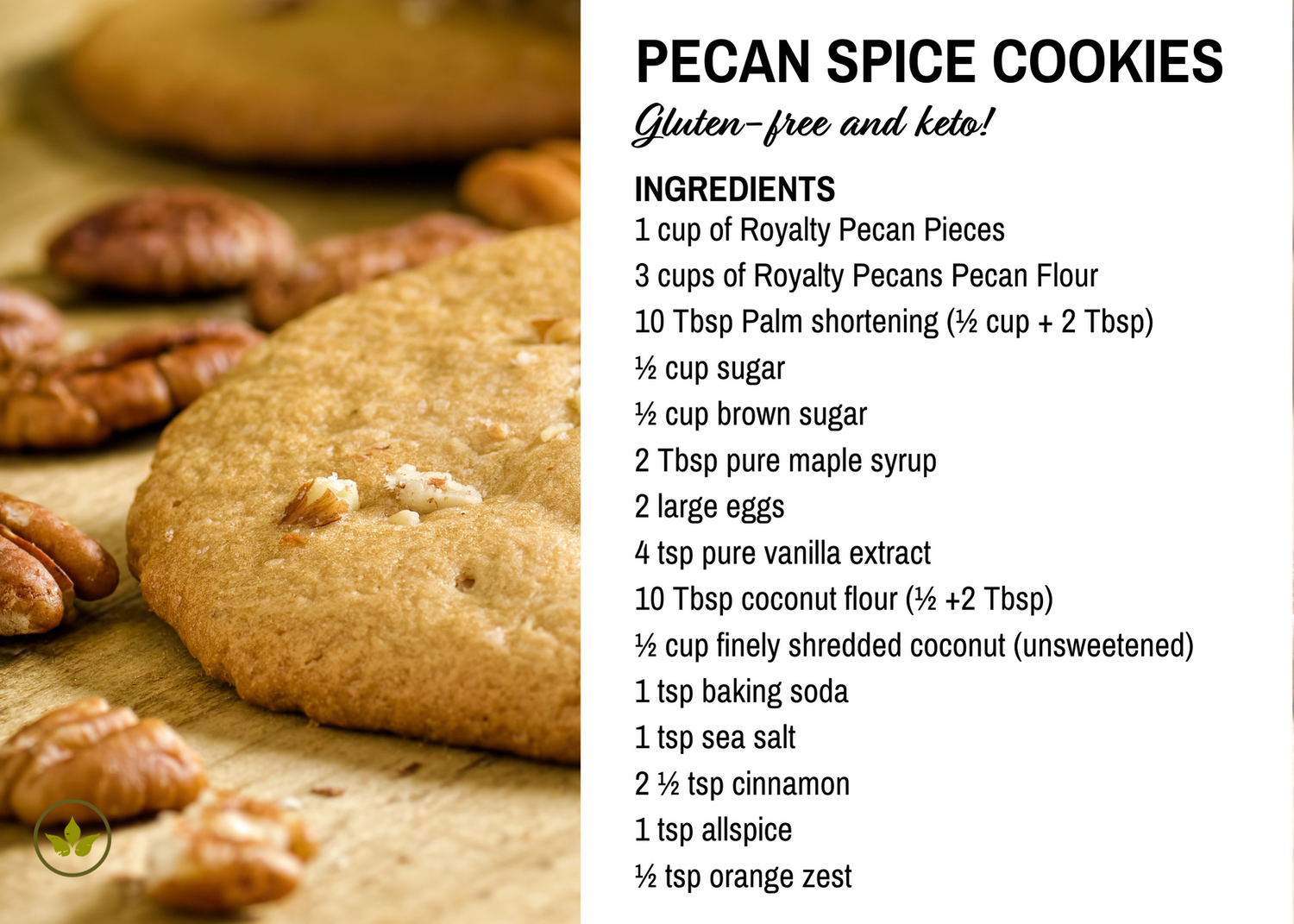 Pecan Spice Cookies