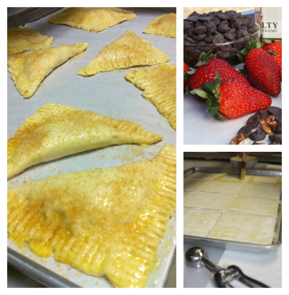 Recipe: Chocolate Covered Strawberry & Pecan Turnovers